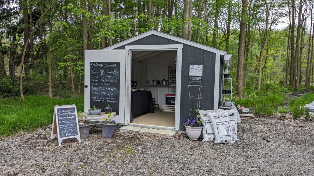 Tuff Shed farm stand